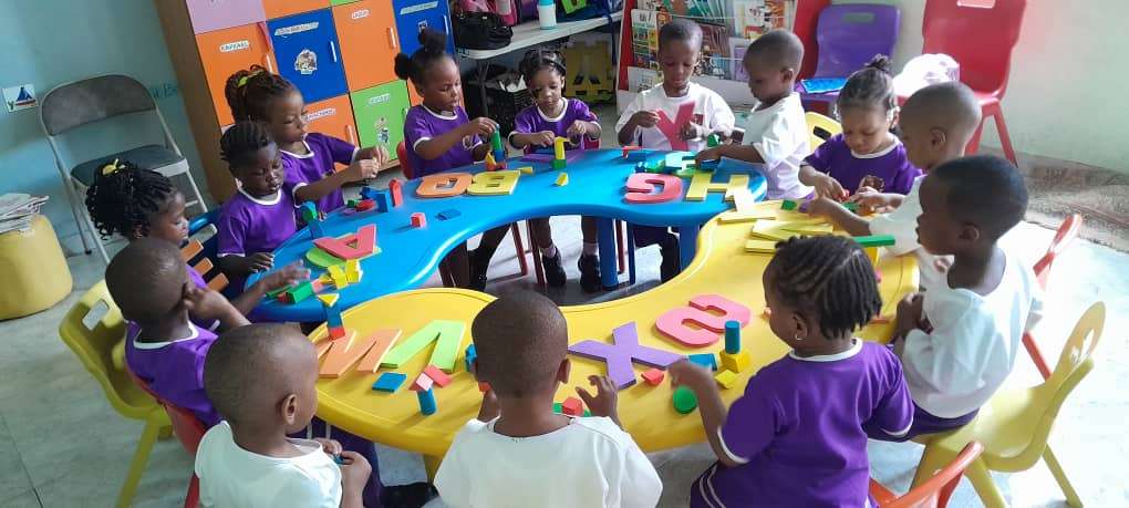 Nursery class in Bertram American International School one